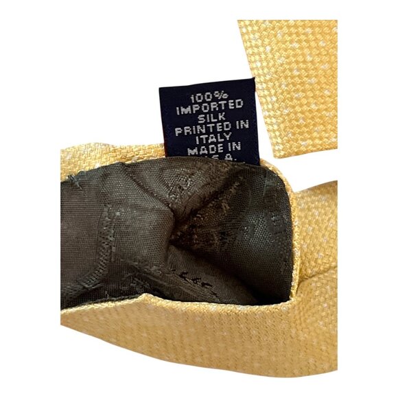 Tommy Hilfiger 100% Silk Tie – Burgundy with Blue Star Pattern – Made in USA – 5 - Picture 2 of 4